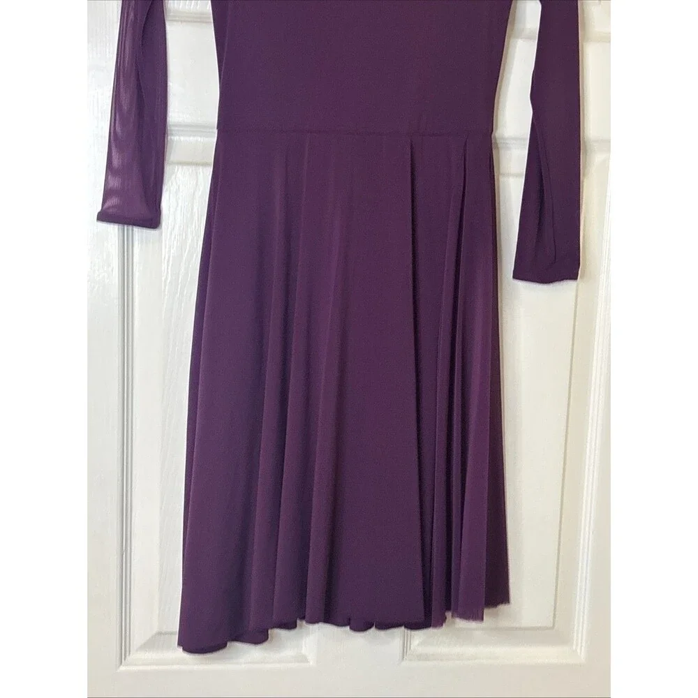 EUC Girls Weissman Purple Dance Recital Dress Costume Sz Large Child  12286